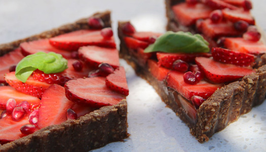 Strawberry ‘regular people’ tart