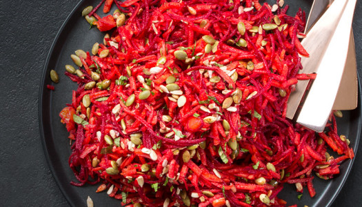 Raw Beetroot & Carrot Salad